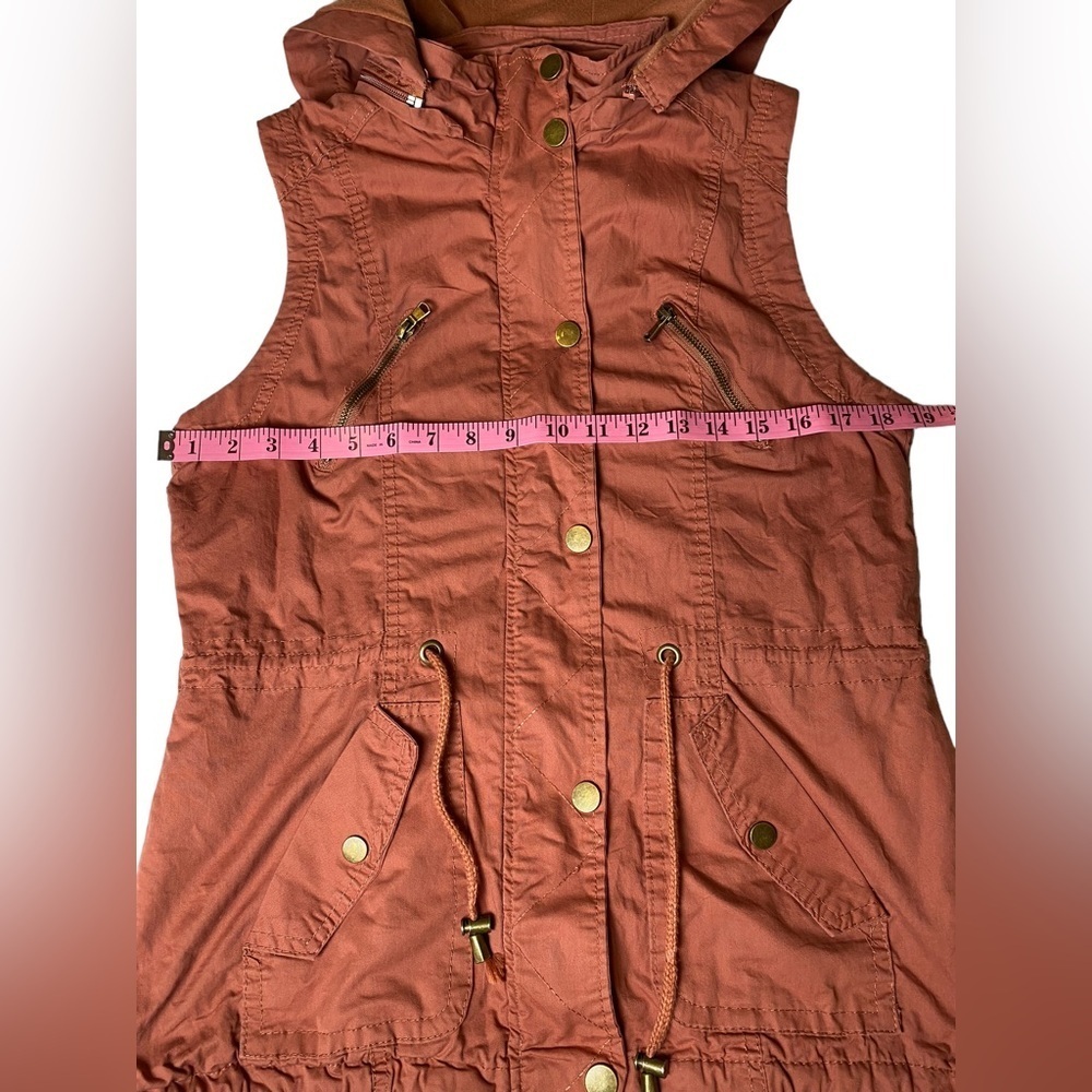 Snobbish Collection Utility Vest Size Small Rust - Picture 9 of 13
